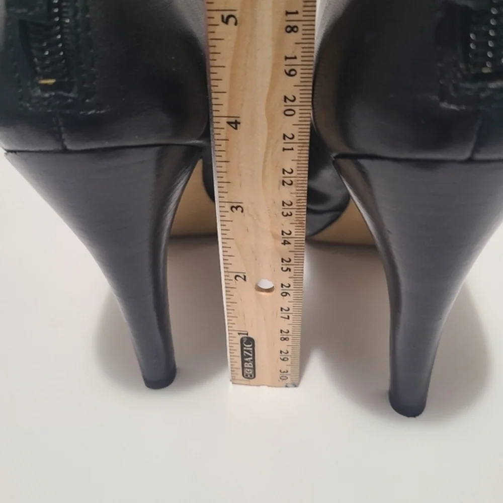 Franco Sarto Black‎ Heeled Boots Size 8